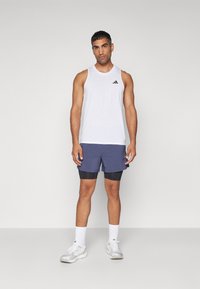 adidas Performance GYM 2-IN-1 - Pantalón corto de deporte - shadow navy