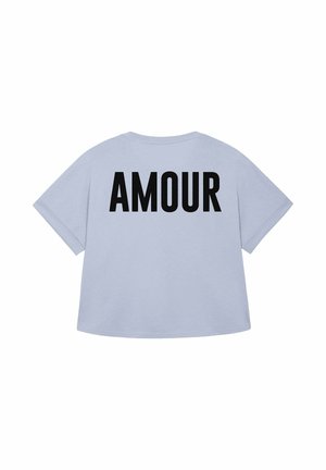T-shirt con stampa - light blue