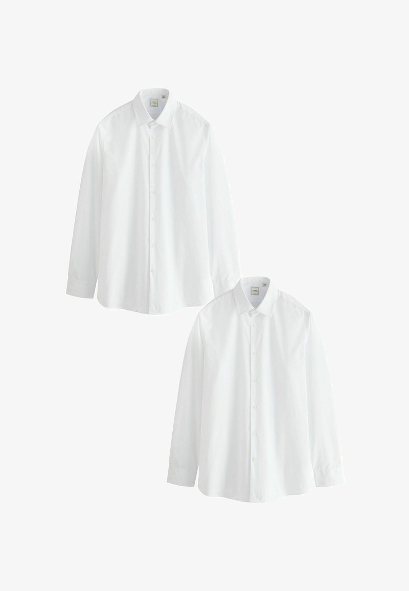 Next EASY CARE POINTED COLLAR 2 PACK. - SLIM FIT - Businesshemd - white