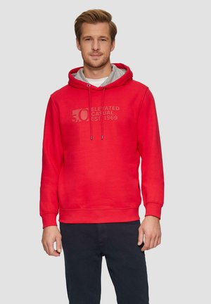 s.Oliver LOGO - Kapuzenpullover - himbeere