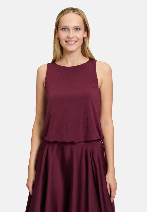 IM GLITZER-LOOK - Top - deep dahlia