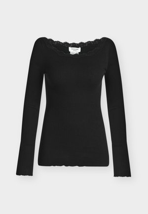 Rosemunde, BOATNECK  - Longsleeve - black