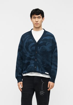 SPIRIT CAMO - Cardigan - blue