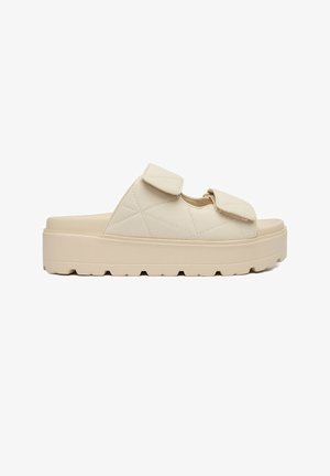 DeeZee, DEEZEE WOMEN'S CREAM FLIP-FLOPS - Pantolette hoch - beige