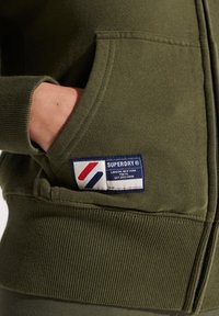 Superdry & Co Mikina na zip - green