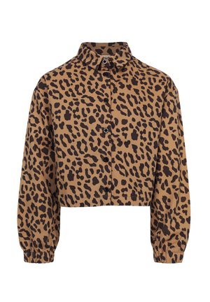 POPLIN LEOPARD - Overhemdblouse - beige