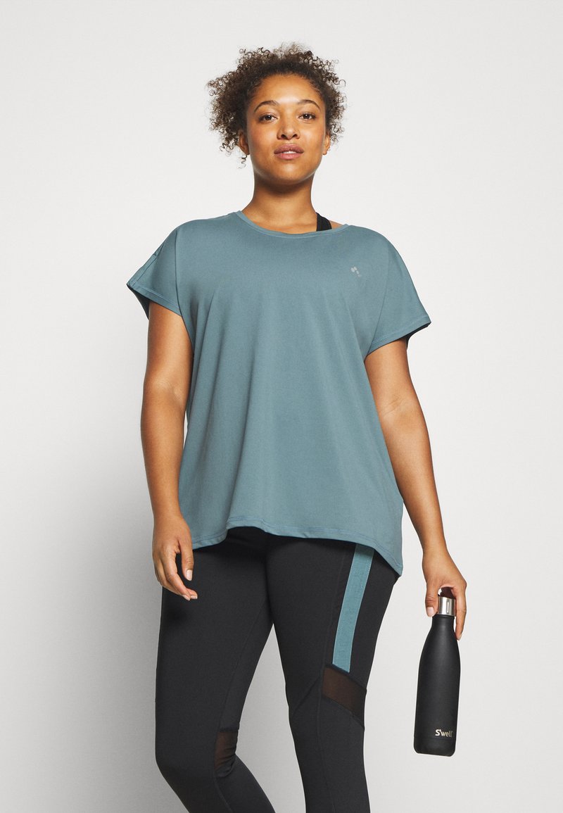 ONLY Play ONPAUBREE LIFE BAT - T-shirt desportiva - goblin blue