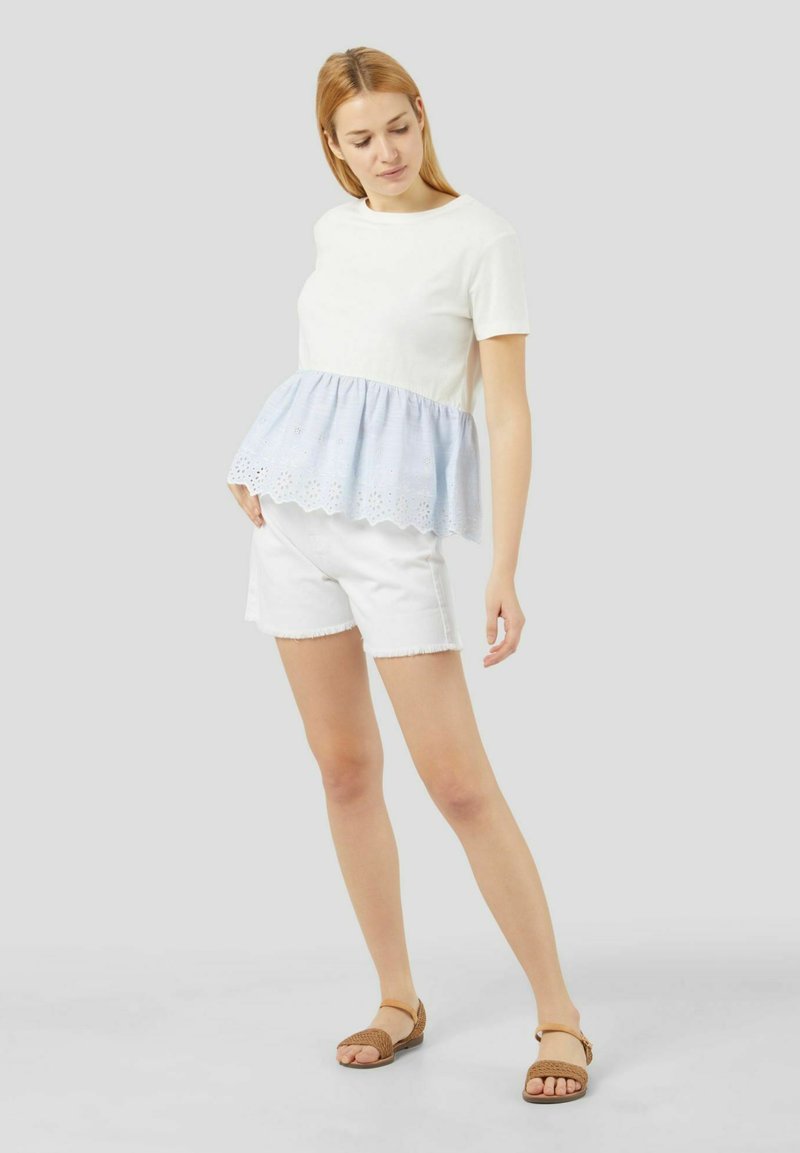 Damen T-Shirts | Conbipel WITH SANGALLO T-Shirt print carta da zucchero/blaugrau - KY64955 Damen T-Shirts | Conbipel WITH SANGALLO T-Shirt print carta da zucchero/blaugrau - KY64955
