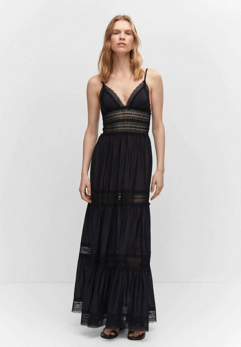Mango ELENA Maxi dress black Zalando.ie