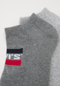 Levi's® LOW CUT LOGO UNISEX 2 PACK - Meias - grey combo