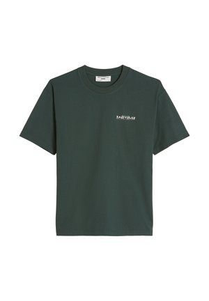 Marc O'Polo DENIM, CRAYFISH CAPSULE T-SHIRT, BACKPRINT, RELAXED FIT - T-shirt imprimé - dark green