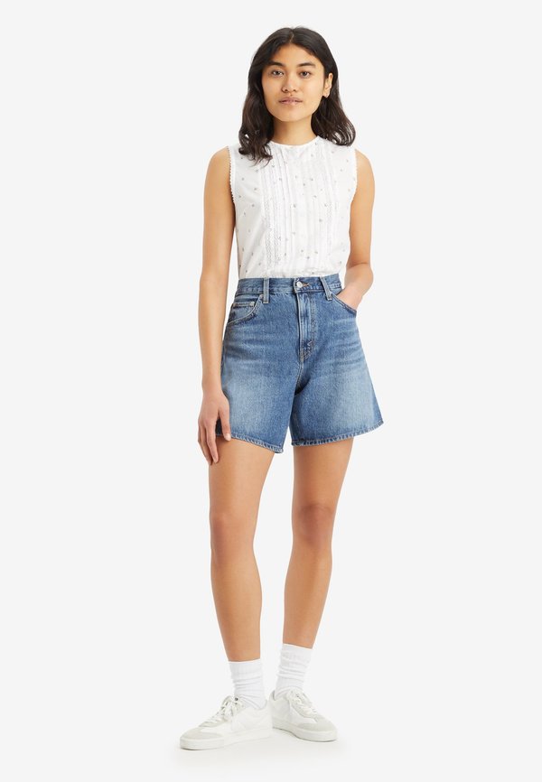 HIGH BAGGY - Denim shorts - worn memory short