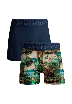 MUCHACHOMALO 2-PACK SOLID - Boxerbriefs - print blue