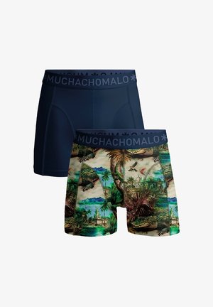 MUCHACHOMALO 2-PACK SOLID - Boksarice - print blue