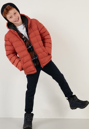 REGULAR FIT - Winter jacket - brick red