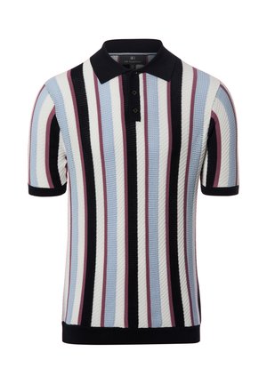 Poloshirt - marine mehrfarbig