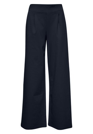 ICHI KATE WIDE - Pantalon classique - total eclipse