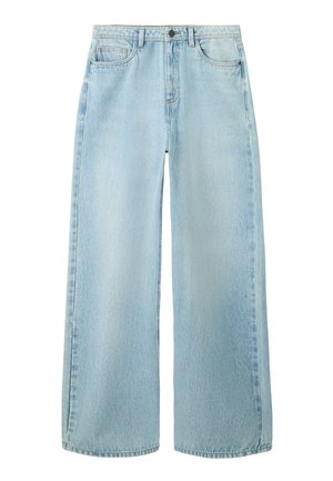 HIGH WAIST - Brīva piegriezuma džinsi - light blue denim