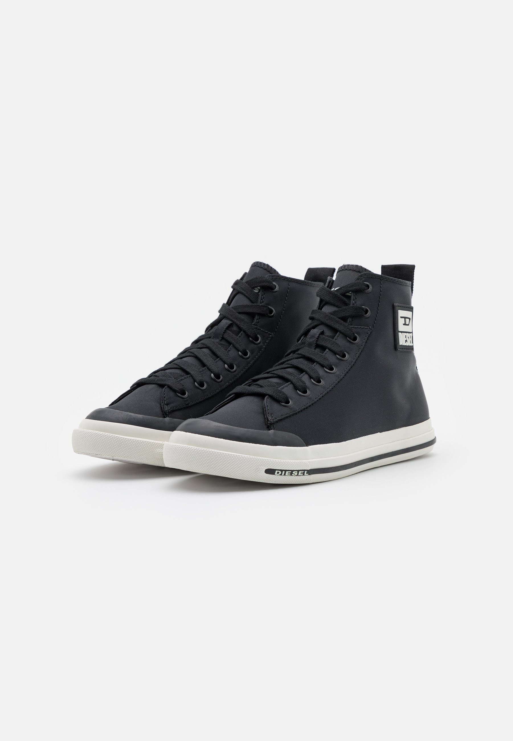 Diesel S-ASTICO MID CUT - Aukšto profilio sportbačiai - black/white/juoda -  Zalando.lt