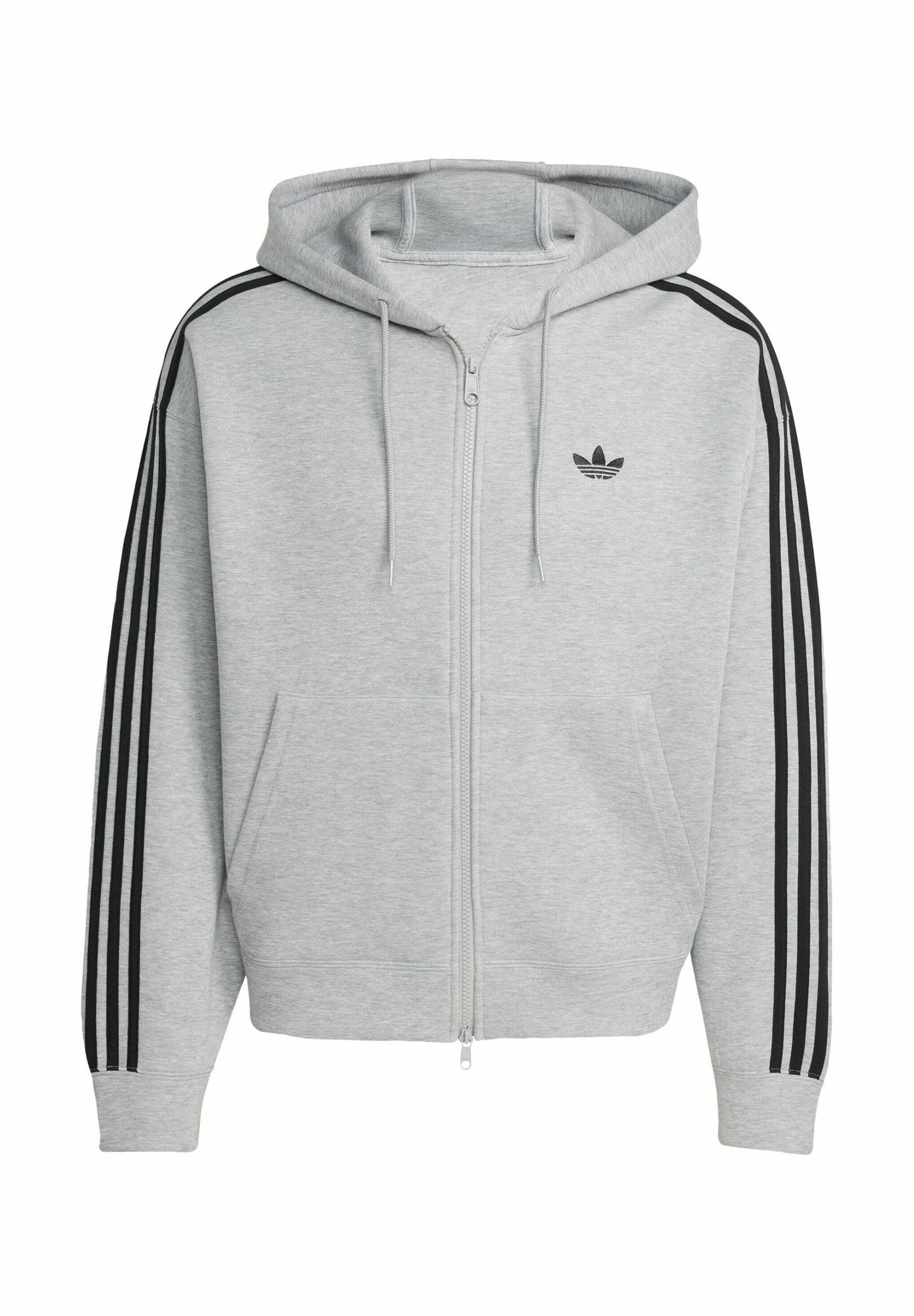 adidas Originals SPACER - Zip-up sweatshirt - medium grey heather