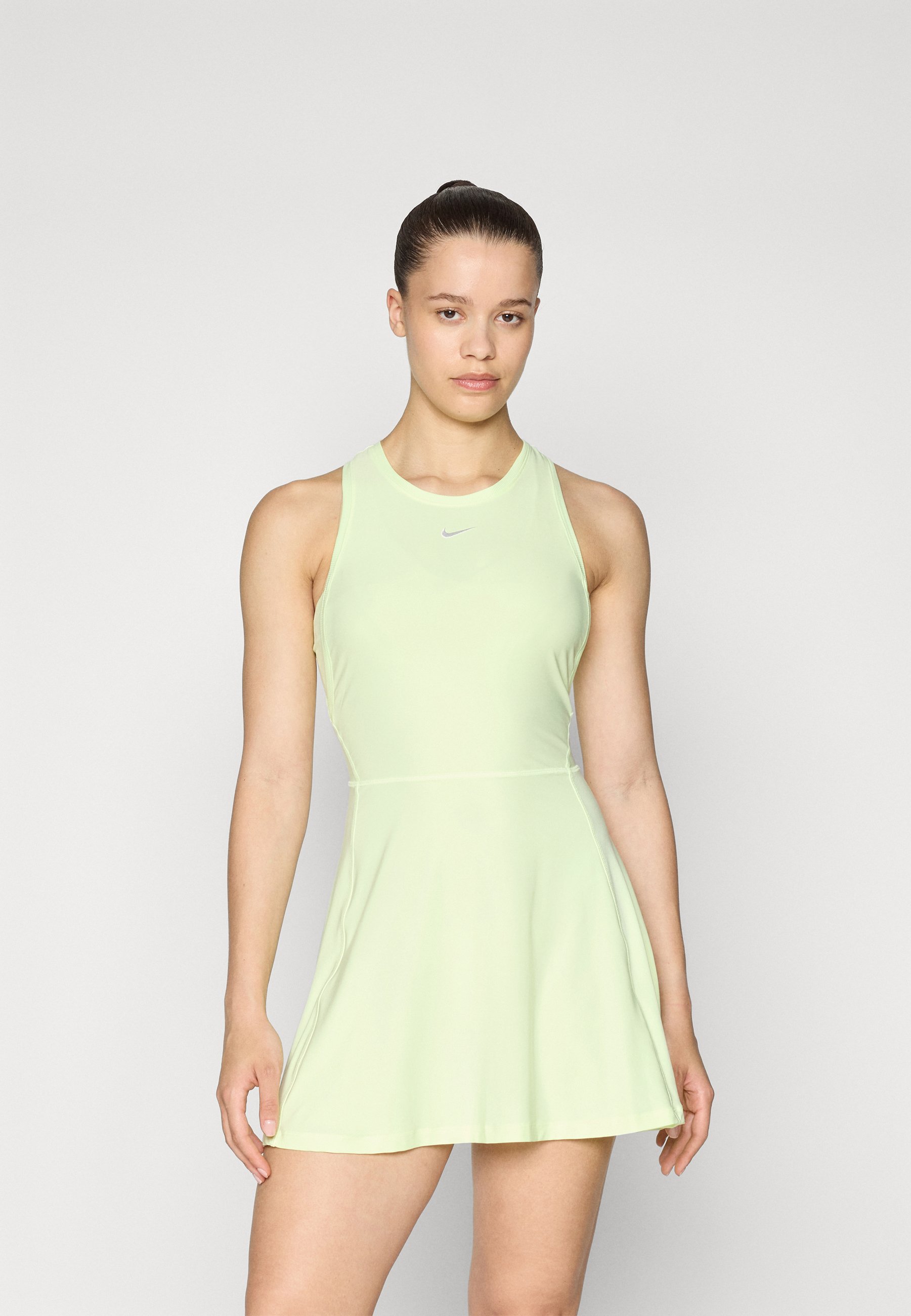 green and orange combination dress Tiebreak Tennis Dress Set – Vestique