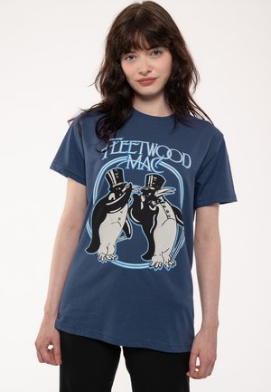 Paradiso Clothing FLEETWOOD  PENGUINS - Print T-shirt - blue