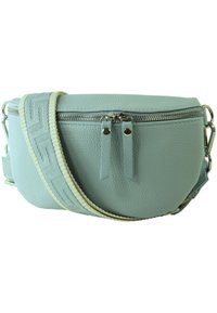 DrachenLeder Umhängetasche - blau mehrfarbig