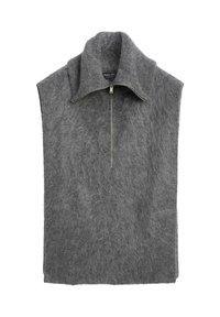 LONG ZIPPED - Pončo - grey