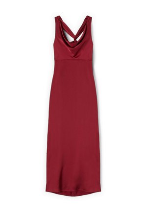 Motivi, VESTITO LUNGO CON DRAPPEGGIO - Robe longue - bordeaux