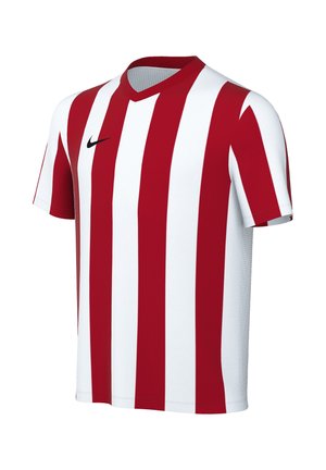 DIVISION V STRIPED TRIKOT FUSSBALL - TEAMSPORT TRIKOTS - Sport T-Shirt - weissrot