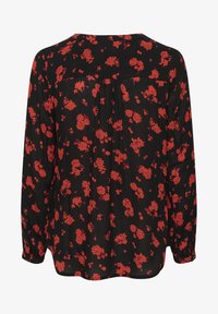 Non sélectionné, black red flower print