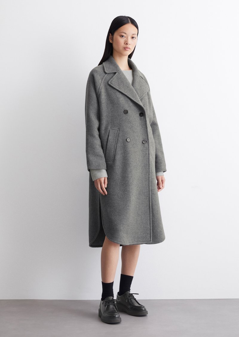 Marc O'Polo RAGLAN SLEEVE - Klassisk frakke - medium stone melange