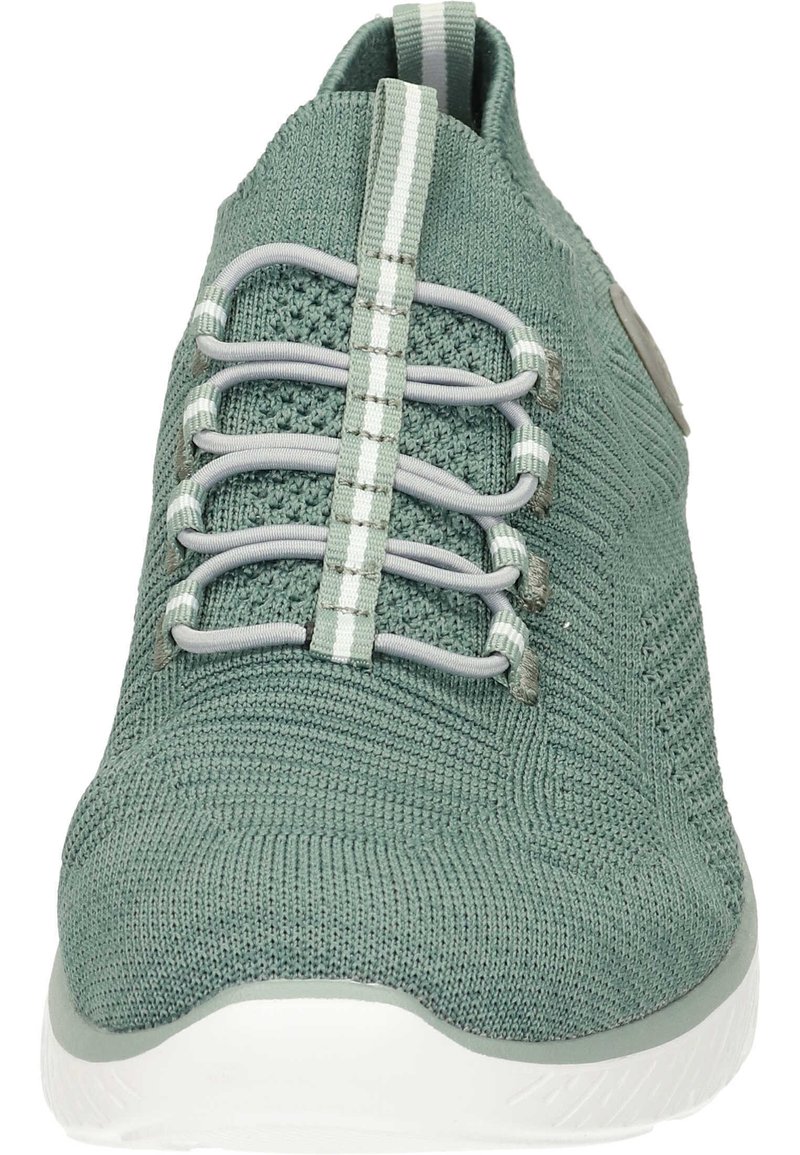 Zapatillas De Running Con Velcros Y Cordones Elásticos - Blanco - Niño