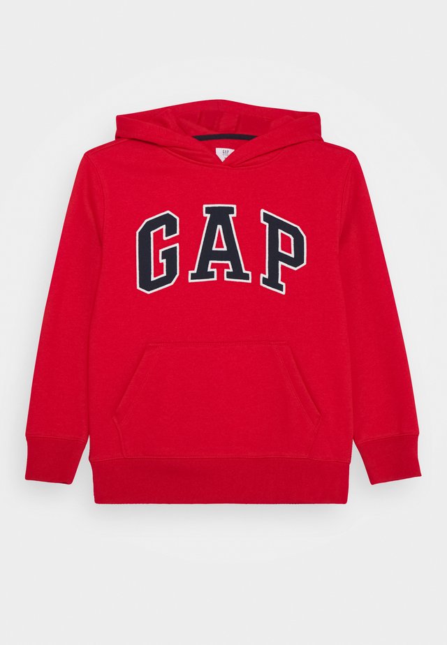 BOY CAMPUS LOGO HOOD - Sweat à capuche - red wagon