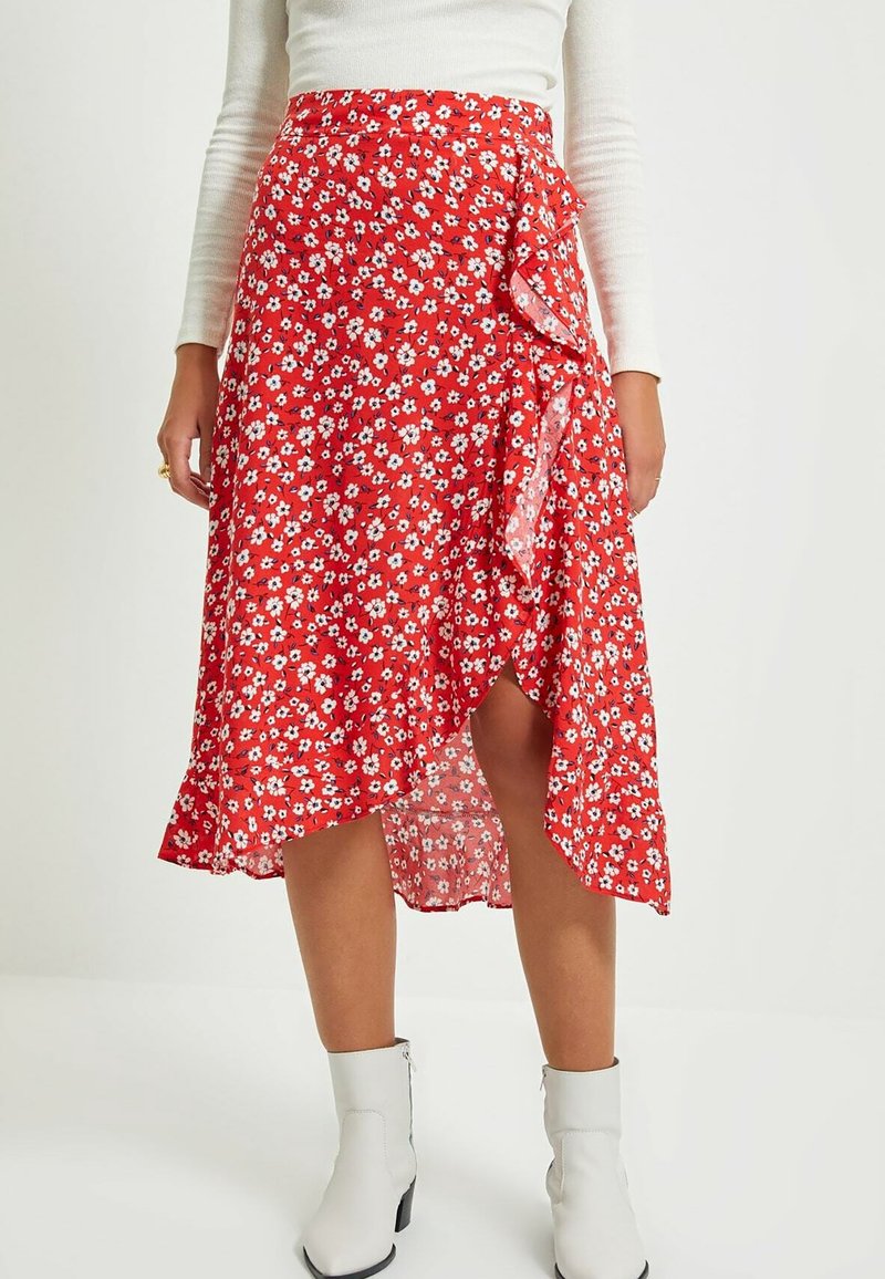 Trendyol Jupe trapèze - red