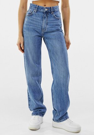 Bershka Jean droit - dark blue