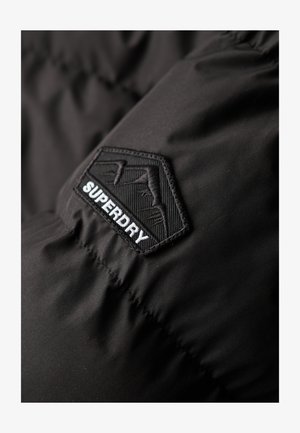 Superdry & Co HOODED PUFFER - Winterjacke - black