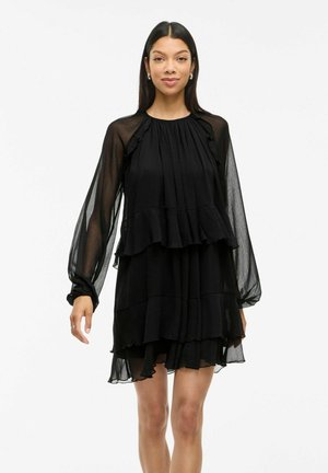MINI VIHELA RÜSCHEN - Robe de jour - black