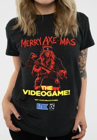 Paradiso Clothing ICE NINE KILLS MERRY AXEMAS CHRISTMAS - Print T-shirt - black