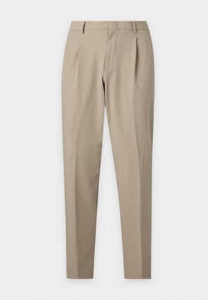 Michael Kors, PLEATED PERFORMANCE PANT ELASTIC - Pantalon classique - taupe