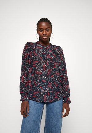 Lindex BLOUSE CRYSTAL PRINT - Bluse - navy