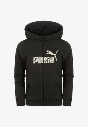 Puma, ESS ANIMAL HOODIE COL 01 - Felpa con zip - black