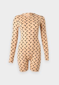 MOON PRINTED SHORT CATSUIT - Ολόσωμη φόρμα - tan
