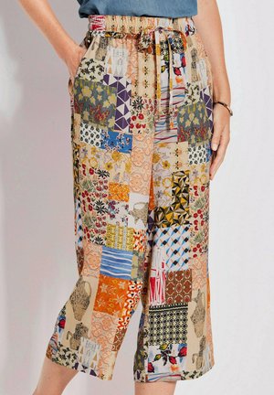 VERA - Broek - yellow   patterned
