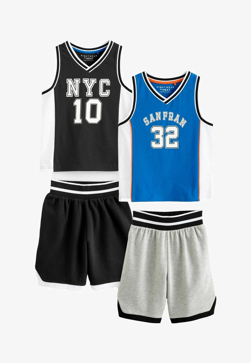 Next 2 PACK - REGULAR FIT SET - Pyžamo - blue black basketball