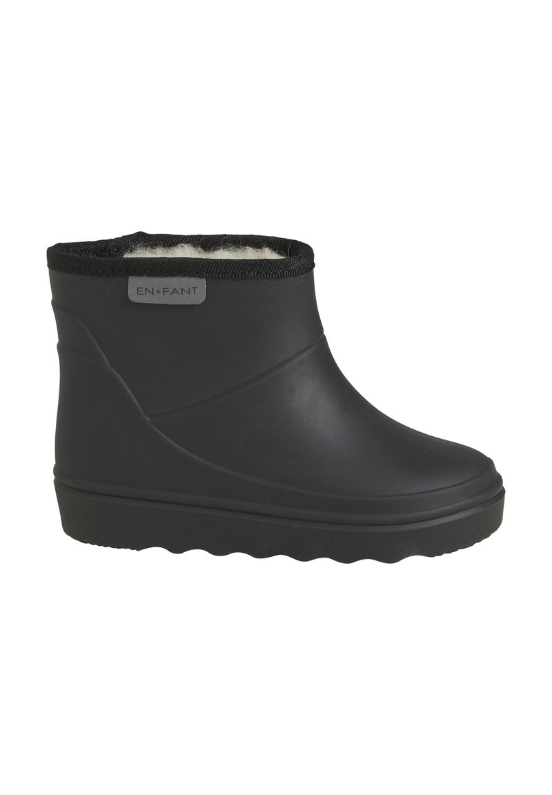 EN FANT THERMO  SOLID - Bottes en caoutchouc - black