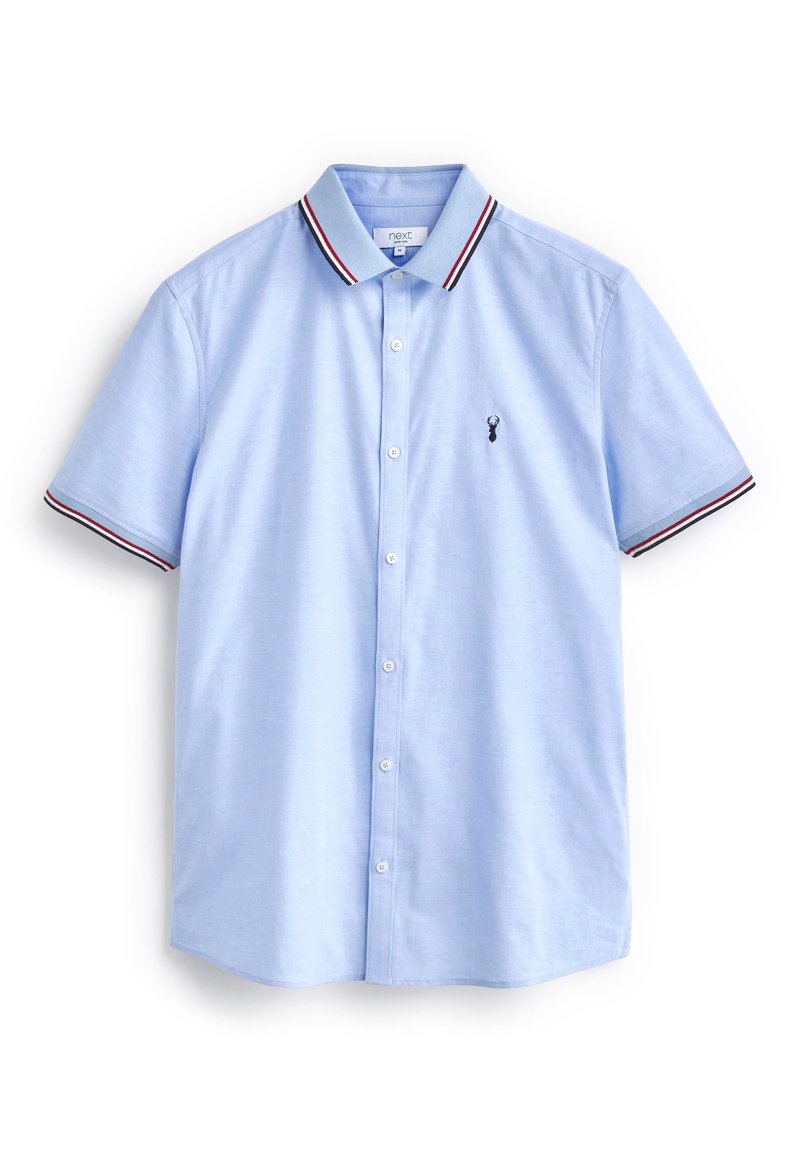Herren Freizeithemden | Next OXFORD TIPPED COLLAR SHORT SLEEVE Hemd blue/blau - QW42778 Herren Freizeithemden | Next OXFORD TIPPED COLLAR SHORT SLEEVE Hemd blue/blau - QW42778