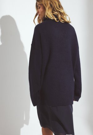 NA-KD TURTLE NECK - Trui - navy