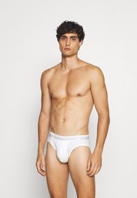 Calvin Klein Underwear HIP BRIEF 3 PACK MODERN STRUCTURE COTTON - Slip - white/ black/grey heather