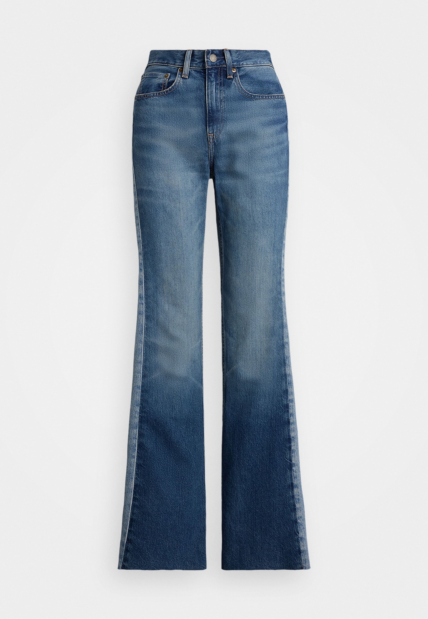 Polo Ralph Lauren FLARE PANTS - Bootcut jeans - kinsey wash